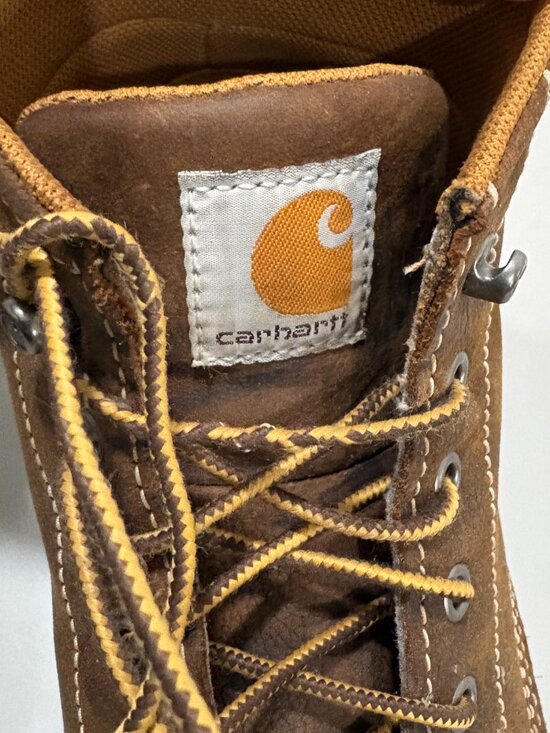 Carhartt 10.5W Brown Leather Slip Resistant Work Oxford Boots CMX4023 main image 5